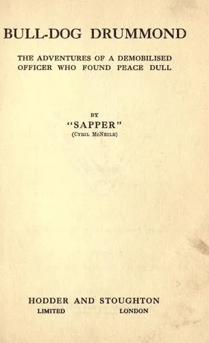 Bulldog Drummond book cover