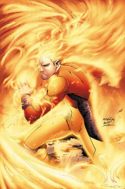 Burnout comic character