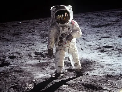 Buzz Aldrin comic character
