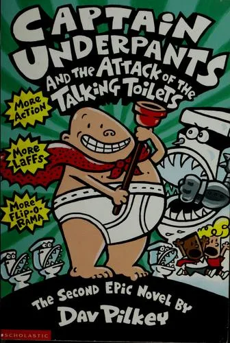 Captain Underpants and the Attack of the Talking Toilets book cover