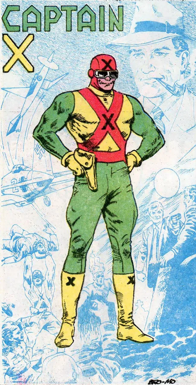 Captain X comic character