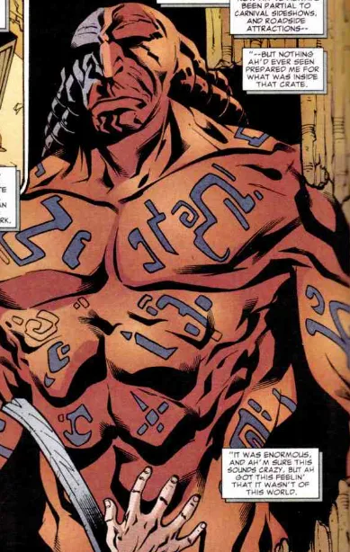 Celestial Golem comic character