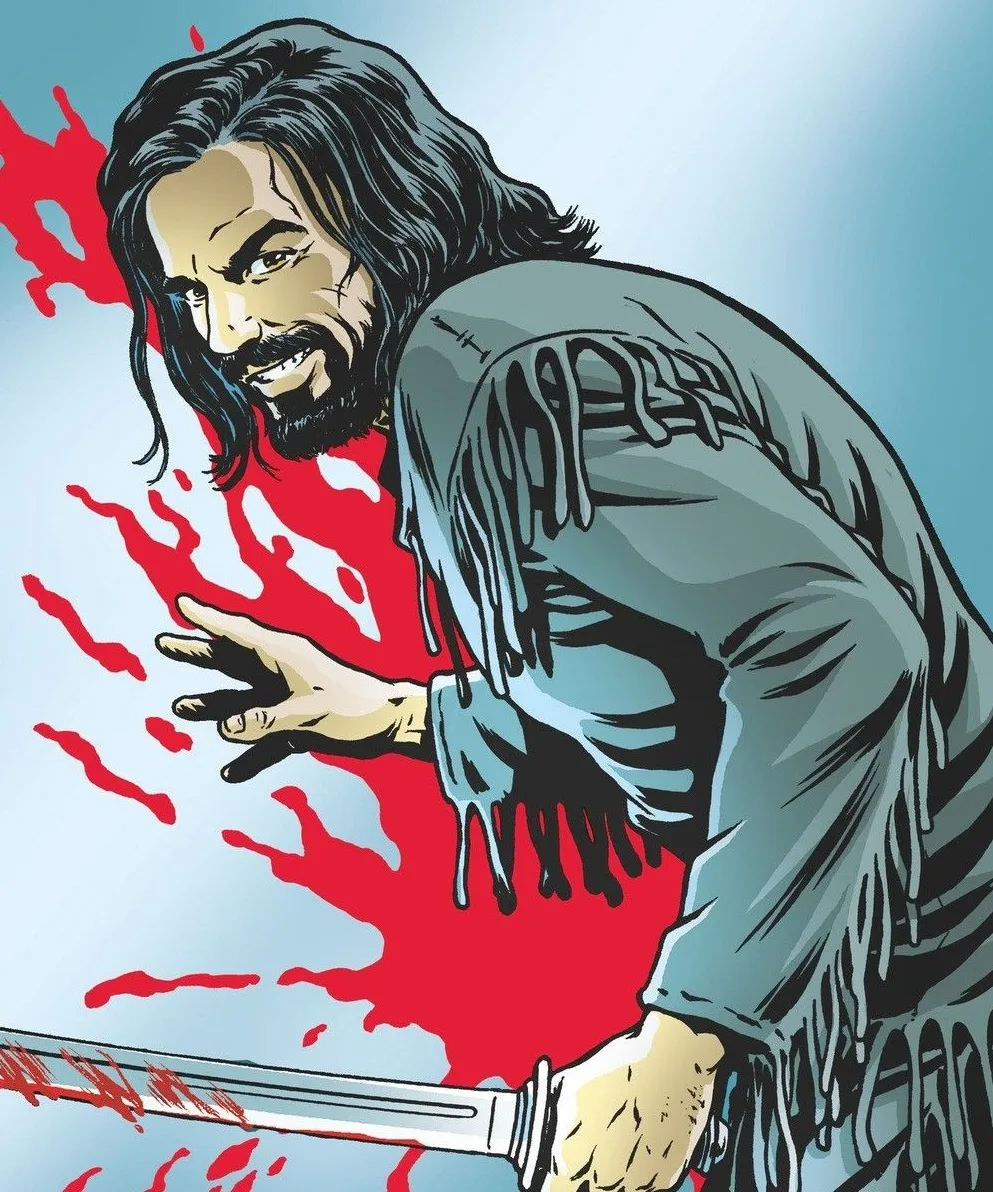 Charles Manson comic character