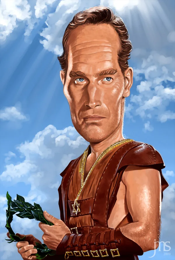 Charlton Heston comic character