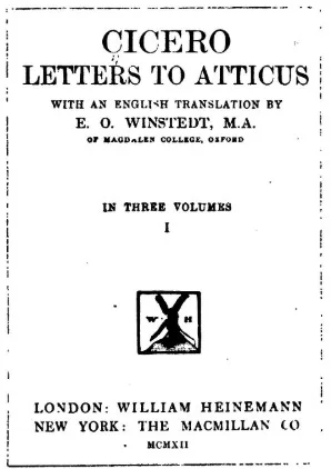 Cicero book cover