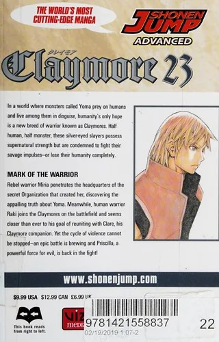 Claymore, Volume 12 book cover