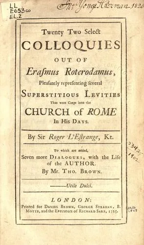 Colloquia book cover