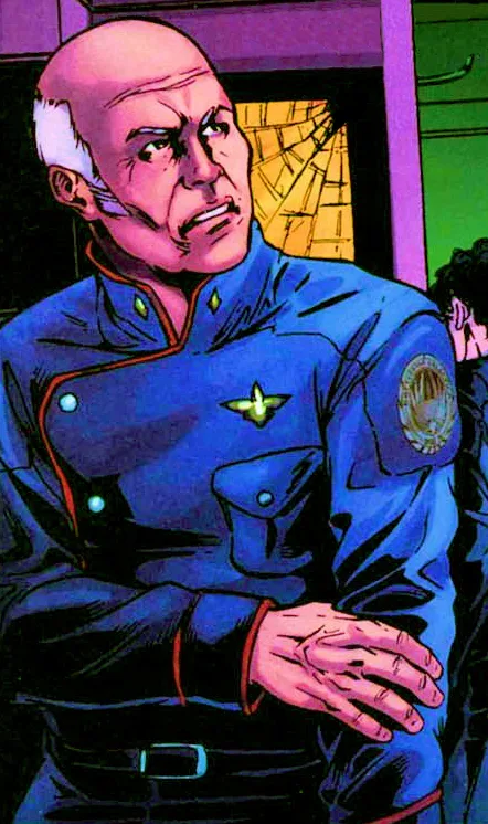Colonel Tigh comic character