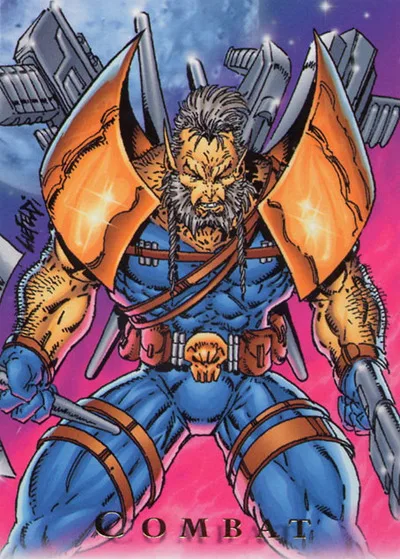 Combat comic character