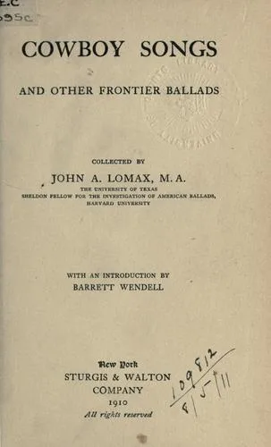 Cowboy Songs and Other Frontier Ballads book cover
