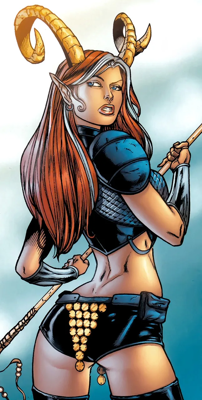 Cybernary comic character