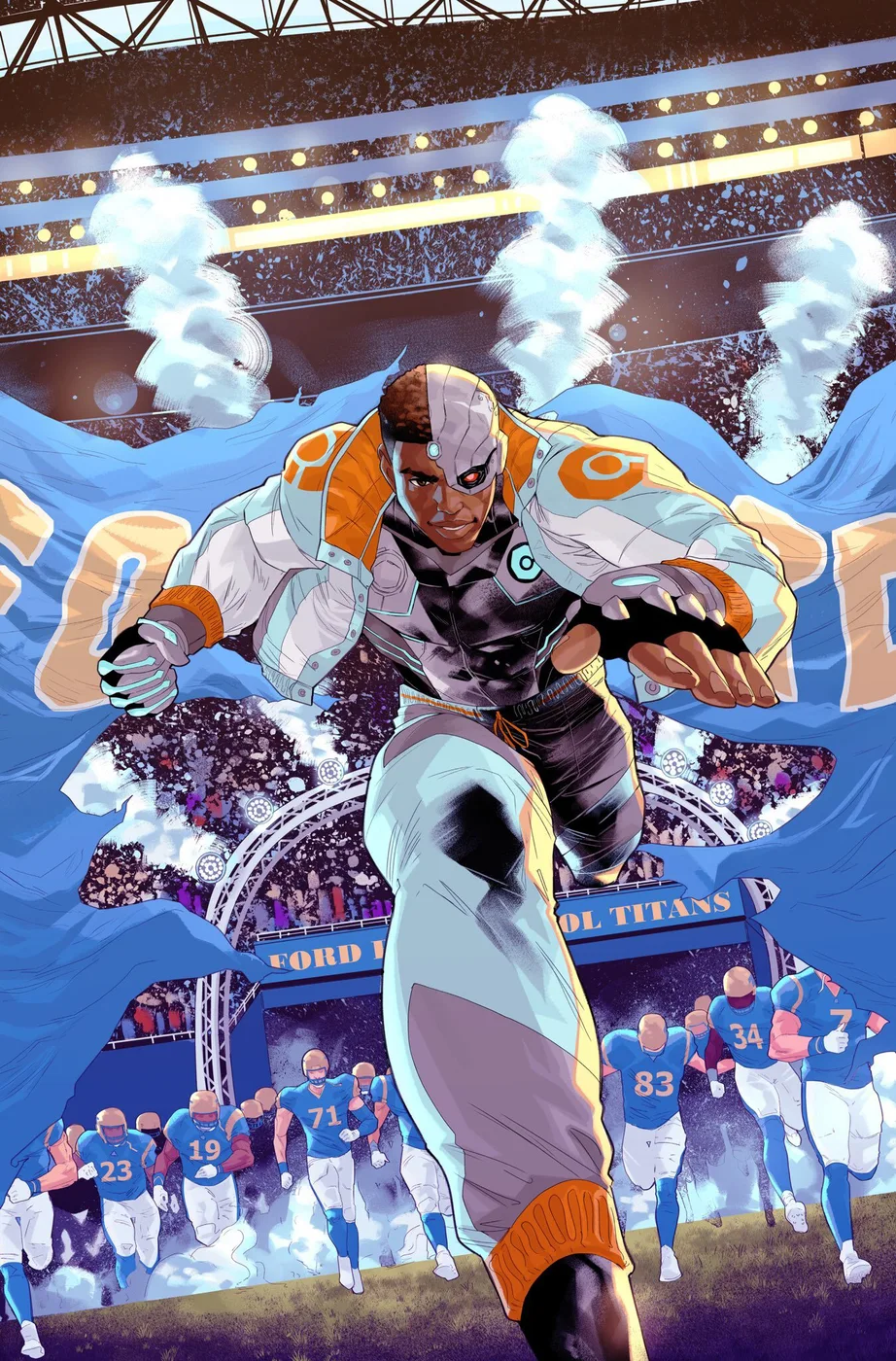 Cyborg comic character