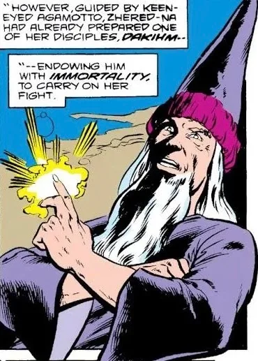 Dakimh comic character