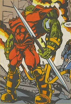 Damek comic character