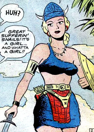Dara of the Vikings comic character