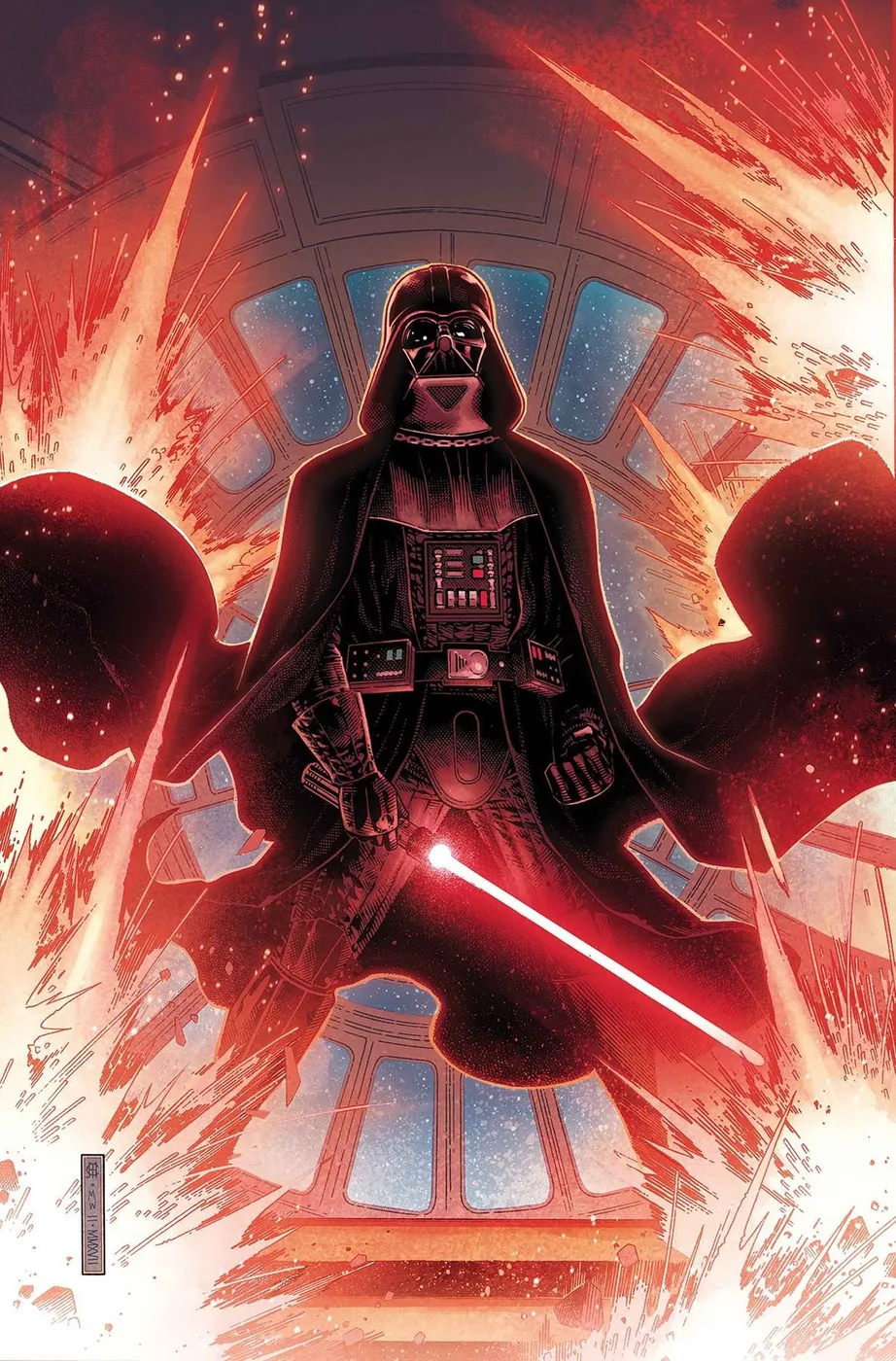 Darth Vader comic character