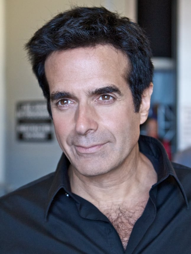 David Copperfield at a public appearance