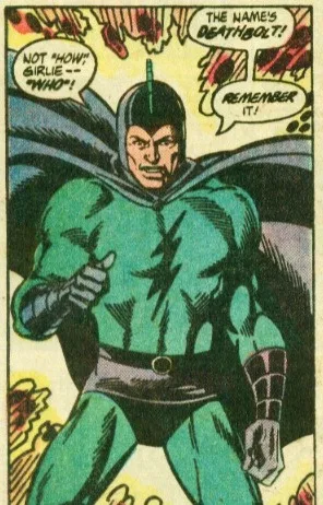 Deathbolt comic character