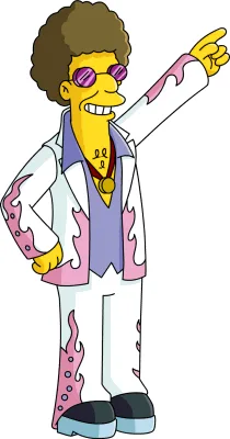 Disco Stu comic character