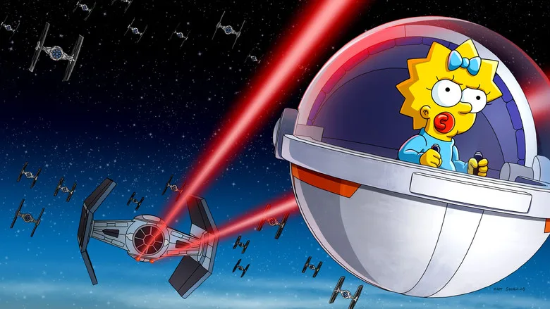 Maggie Simpson in "Rogue Not Quite One" poster