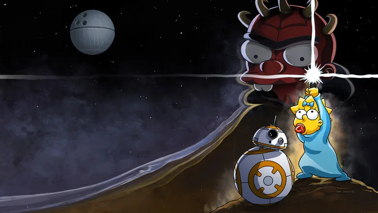 Maggie Simpson in "The Force Awakens from Its Nap" poster
