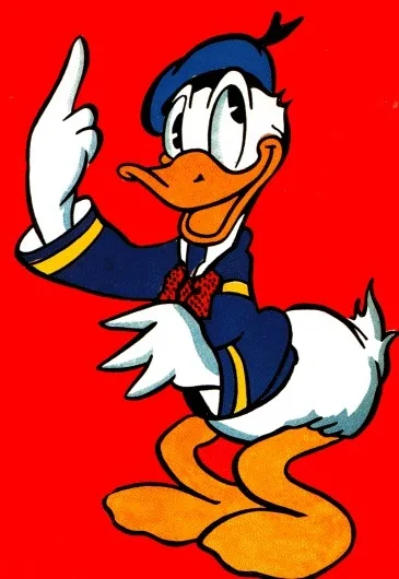Donald Duck comic character