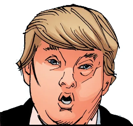 Donald Trump comic character
