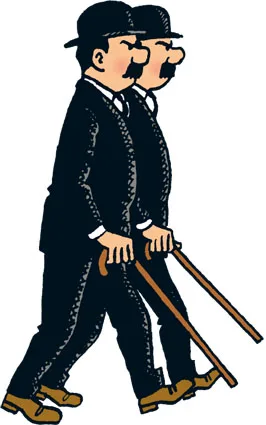 Dupond comic character