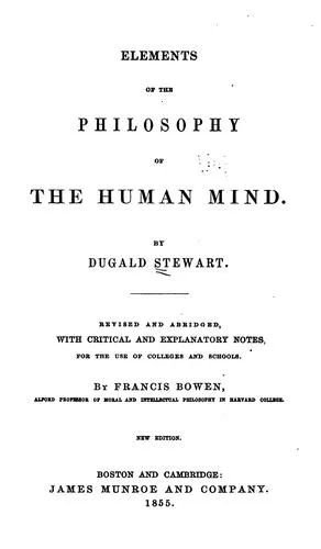 Elements of the philosophy of the human mind book cover