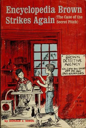 Encyclopedia Brown Strikes Again book cover
