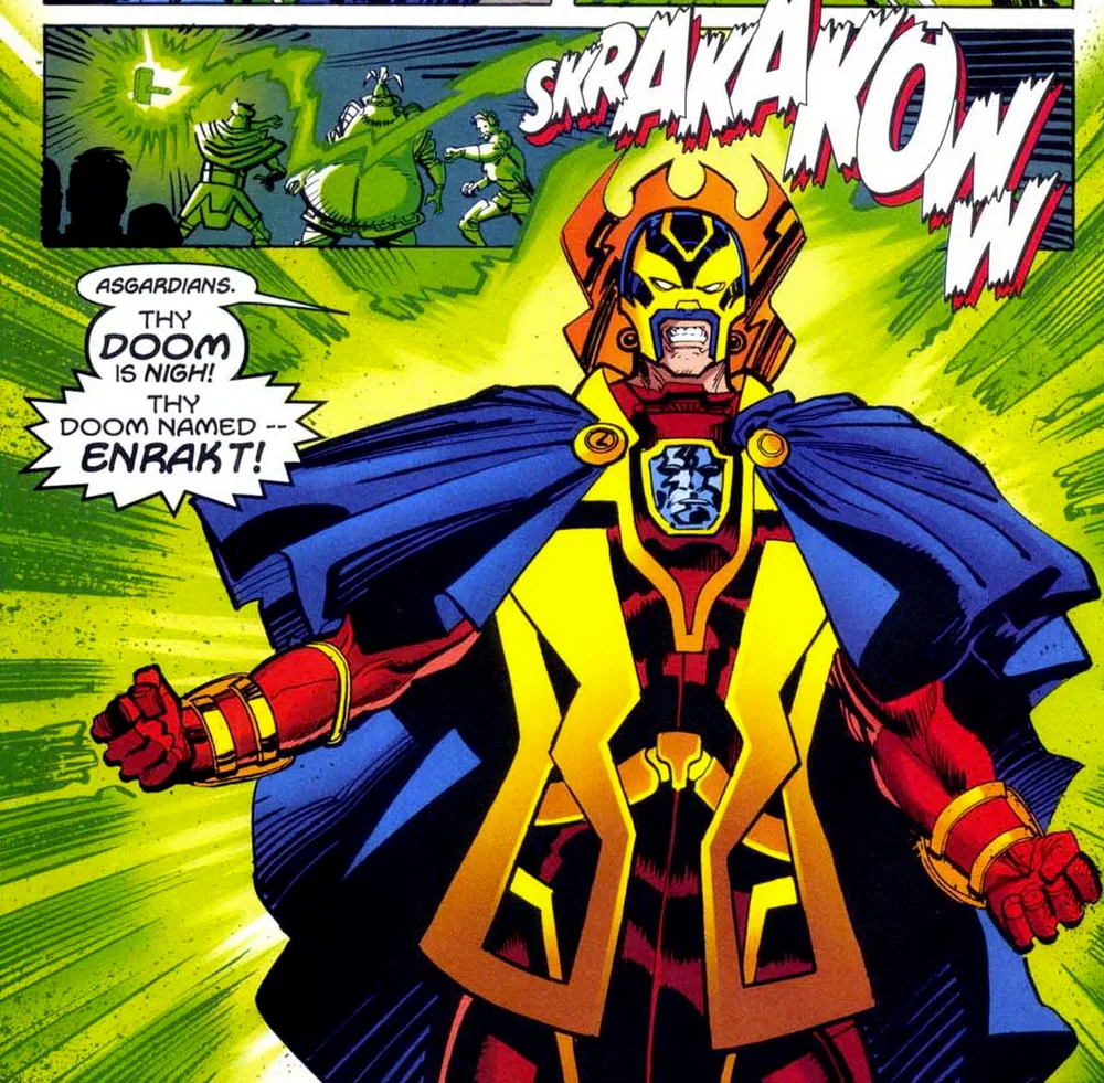Enrakt comic character