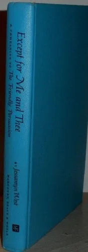 Except for me and thee book cover