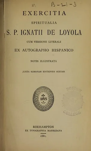Exercitia spiritualia book cover