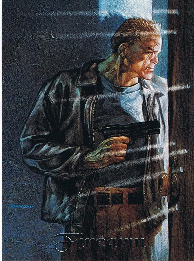Firearm comic character