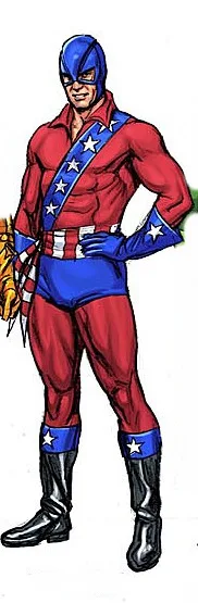 Flag comic character