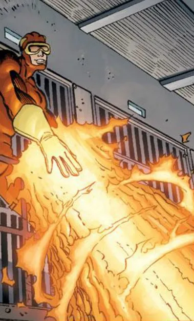 Flame comic character