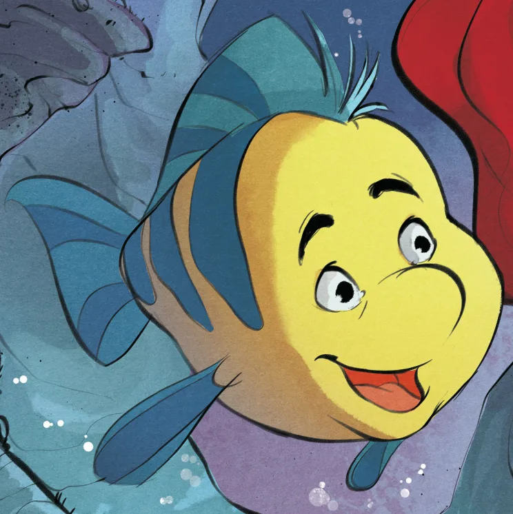 Flounder comic character