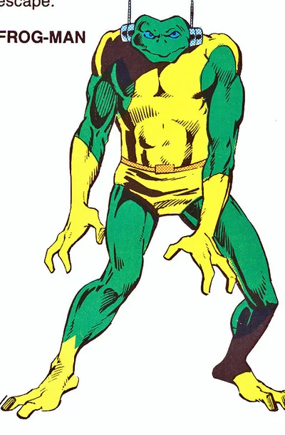 Frog-Man comic character