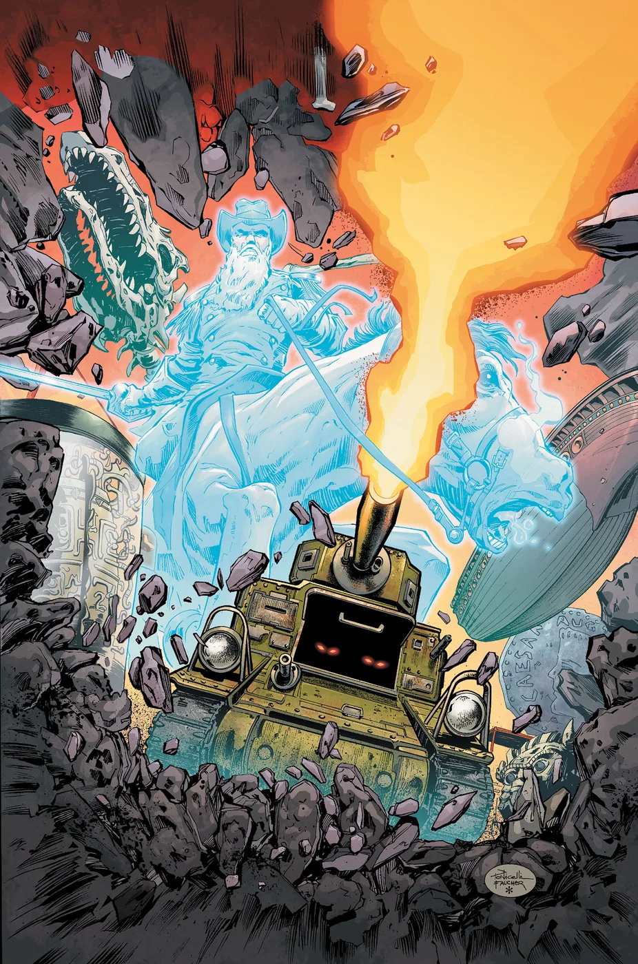 General J.E.B. Stuart comic character