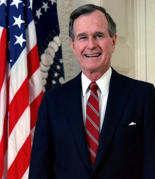 George H. W. Bush comic character