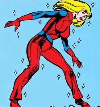 Glitter comic character