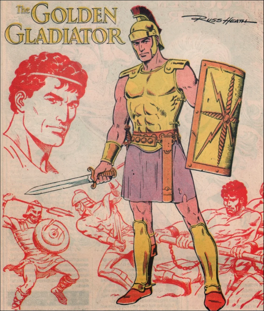Golden Gladiator comic character