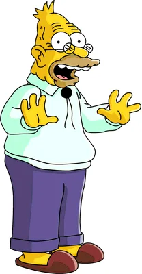 Grampa Simpson comic character