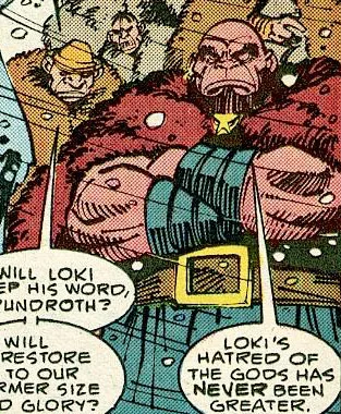 Grundroth comic character