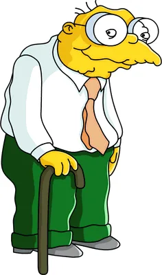 Hans Moleman comic character