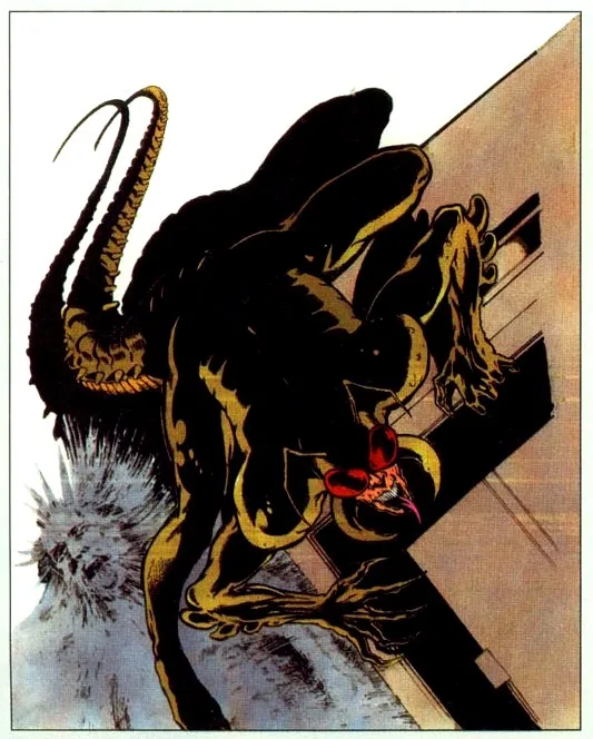 Hellgrammite comic character