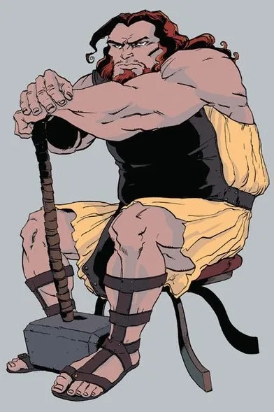 Hephaestus comic character
