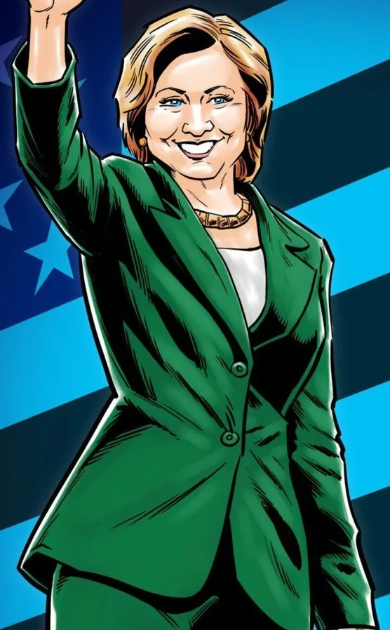 Hillary Clinton comic character
