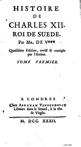 Histoire de Charles XII book cover