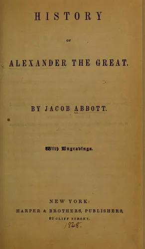 History of Alexander the Great book cover